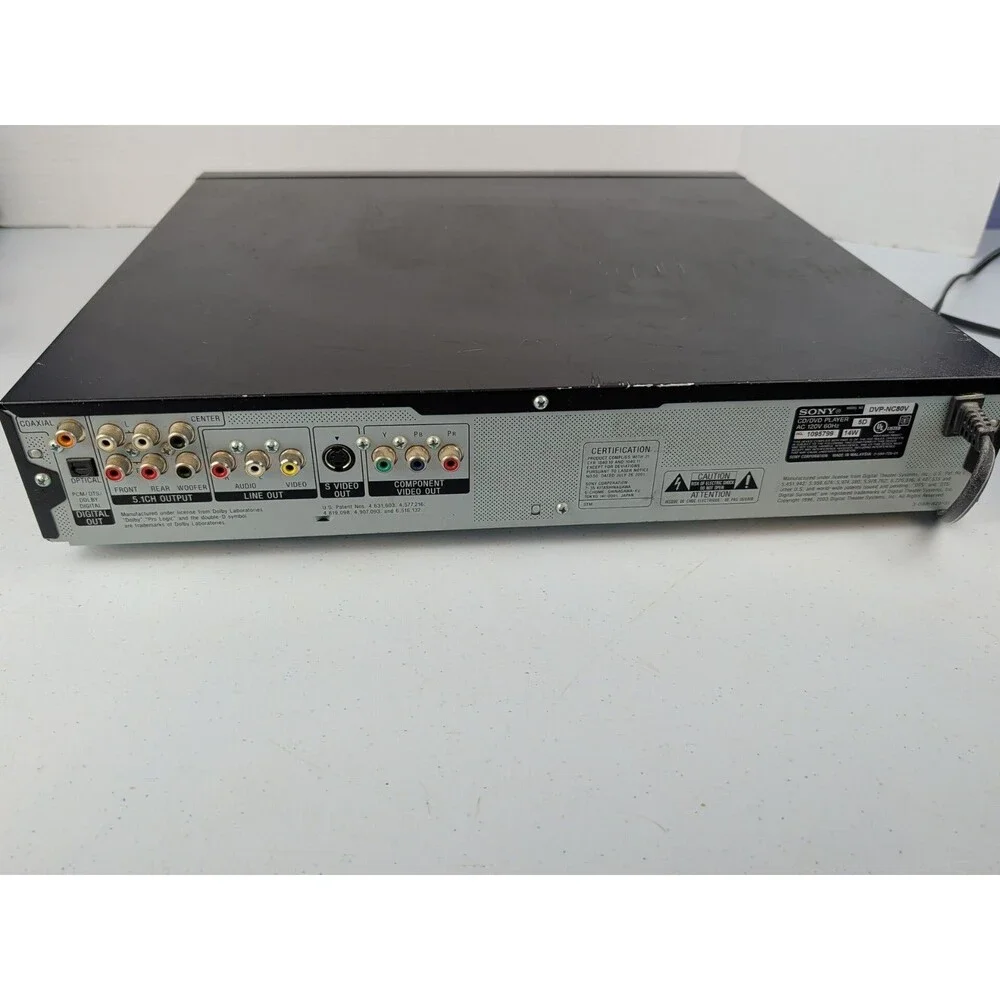 Sony DVP-NC80V - 5 Disc SACD Super Audio CD DVD Changer Player Stereo Component